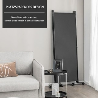 Μεταλλικό Διαχωριστικό Χώρου με 4 Πάνελ Χρώματος Γκρι COSTWAY JV107...