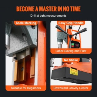 Φορητό Μαγνητικό Δράπανο VEVOR 1450W 12500N 850RPM CLZTJJT1140MMA1... Φορητό Μαγνητικό Δράπανο VEVOR 1450W 12500N 850RPM CLZTJJT1140MMA1...