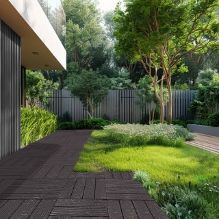 VEVOR Σετ 10 Αδιάβροχων Πλακιδίων Δαπέδου 12x12 για Βεράντα Σκούρο... VEVOR Σετ 10 Αδιάβροχων Πλακιδίων Δαπέδου 12x12 για Βεράντα Σκούρο...