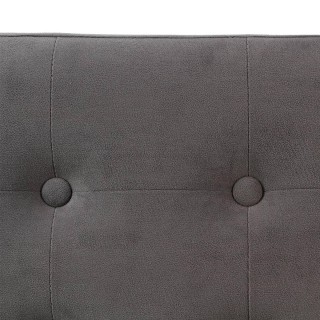 Atmosphera Γκρι Βελούδινο Παγκάκι 76x38x38 εκ με Αποθηκευτικό Χώρο ...