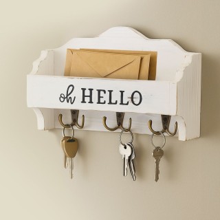 Galileo Κρεμάστρα Τοίχου με 3 Γάντζους και Ράφι για Γράμματα από MD... Galileo Κρεμάστρα Τοίχου με 3 Γάντζους και Ράφι για Γράμματα από MD...