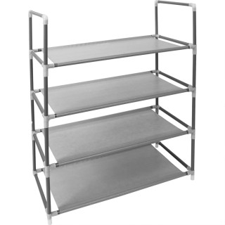 BAKAJI Μεταλλική Ραφιέρα Παπουτσιών 4 Επιπέδων για 12 Ζεύγη, Συμπαγ... BAKAJI Μεταλλική Ραφιέρα Παπουτσιών 4 Επιπέδων για 12 Ζεύγη, Συμπαγ...