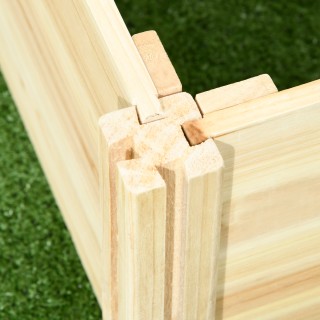 Outsunny Ζαρντινιέρα με Σχάρα για Αναρριχώμενα και Ανοιχτό Πάτο, απ...