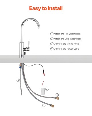 VEVOR Αυτόματος Αισθητήρας Μπαταρίας Νιπτήρα - Χρώμιο, 15.6 DLTDGSD...