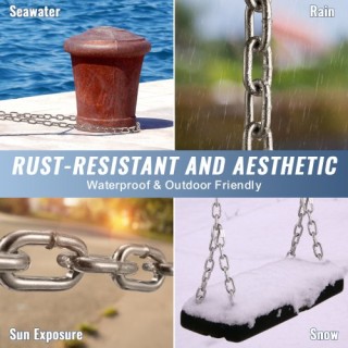 Αλυσίδα VEVOR Ψευδαργύρου 5/16 x 92 1667 lbs  WGAQLTG92FT5KM010V0