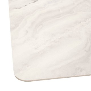 5FIVE Simply smart Αντιολισθητικό Χαλί  75 × 45 cm με εφέ Λευκό Μάρ...