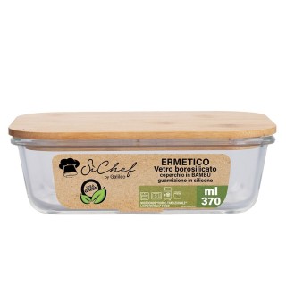 Galileo Ορθογώνιο Δοχείο 145x105 cm από Βοροπυριτικό Γυαλί με Καπάκ...