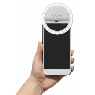 Kooper Φορητή Λάμπα Selfie με 36 LED και 3 Επίπεδα Φωτισμού 5901716