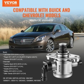 VEVOR  Αντλία Υψηλής Πίεσης 50-80 L/h 0.5 Mpa για Buick, Chevrolet,...