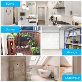 Costway  Πολυλειτουργική Επιτοίχια Βάση Οργάνωσης με 5 Θέσεις και 6...