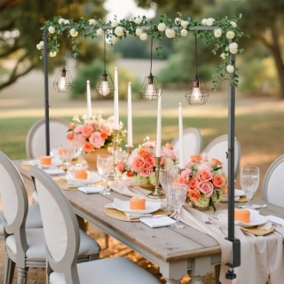 VEVOR Ρυθμιζόμενο Σταντ Τραπεζιού 28-98 in L με Σφιγκτήρα για Διακό...