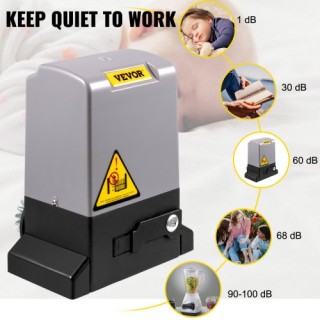 VEVOR Αυτόματος Συρόμενος Μηχανισμός Πύλης 1800 KG με 4 Τηλεχειριστ... VEVOR Αυτόματος Συρόμενος Μηχανισμός Πύλης 1800 KG με 4 Τηλεχειριστ...