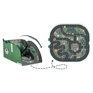 Παιδικό Καλάθι Αποθήκευσης & Χαλάκι Παιχνιδιού Υφασμάτινο 33 × 39 ×...