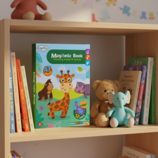 Isotrade Μαγνητικό Παιχνίδι Puzzle Montessori Κατασκευών 26.5 x 3.5...