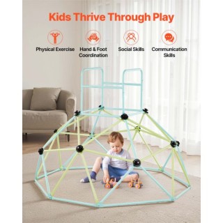 VEVOR 6FT Γεωμετρικός Θολωτός Αναρριχητικός Εξοπλισμός Παιδικής Χαρ...