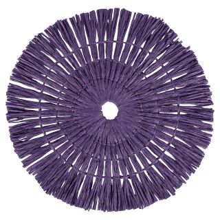 Villa DEste  Σετ 6 τμχ Στρογγυλό πλεκτό σουπλά 38 cm από χαρτί Dram...