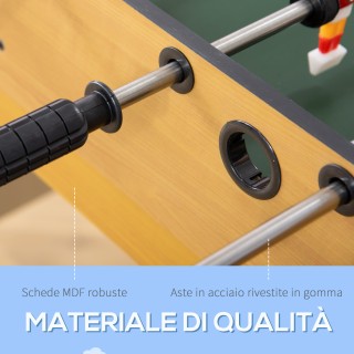 Τραπέζι πολλαπλών παιχνιδιών HOMCOM 4 σε 1 με επιτραπέζιο ποδόσφαιρ... Τραπέζι πολλαπλών παιχνιδιών HOMCOM 4 σε 1 με επιτραπέζιο ποδόσφαιρ...