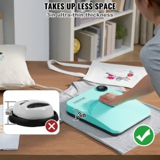 Φορητή Πρέσα Θερμότητας VEVOR 12 x 10 ιντσών για Μεταφορά Σχεδίων σ... Φορητή Πρέσα Θερμότητας VEVOR 12 x 10 ιντσών για Μεταφορά Σχεδίων σ...