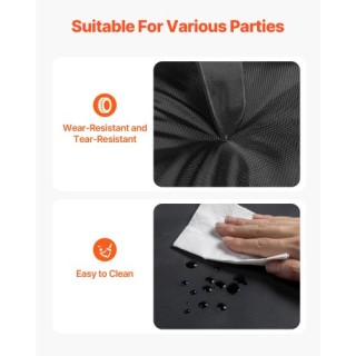 VEVOR Φορητή Φουσκωτή Σκηνή Νυχτερινού Κλαμπ με Ανεμιστήρα 19.7x16....