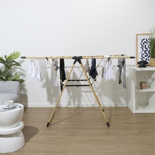 Πτυσσόμενη Απλώστρα Ρούχων 13m με Εφέ Ξύλου 155 x 99 x 61 cm - Ξύλο... Πτυσσόμενη Απλώστρα Ρούχων 13m με Εφέ Ξύλου 155 x 99 x 61 cm - Ξύλο...
