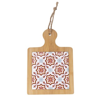 Villa DEste Τετράγωνη επιφάνεια κοπής από κεραμικό και μπαμπού 29x... Villa DEste Τετράγωνη επιφάνεια κοπής από κεραμικό και μπαμπού 29x...