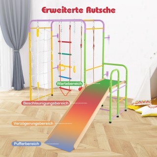 Costway Πολυλειτουργικό Παιδότοπος 8 σε 1 με Κάγκελα Αναρρίχησης, Κ... Costway Πολυλειτουργικό Παιδότοπος 8 σε 1 με Κάγκελα Αναρρίχησης, Κ...