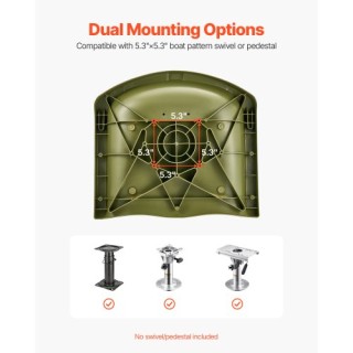 VEVOR Κάθισμα Βάρκας με Αναδιπλούμενη Πλάτη και Μαξιλάρι Καμουφλάζ ... VEVOR Κάθισμα Βάρκας με Αναδιπλούμενη Πλάτη και Μαξιλάρι Καμουφλάζ ...