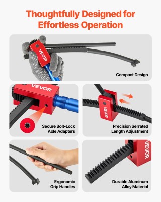 VEVOR Σετ εργαλείων αλλαγής ελαστικών για μοτοσικλέτες (406-533 mm)...