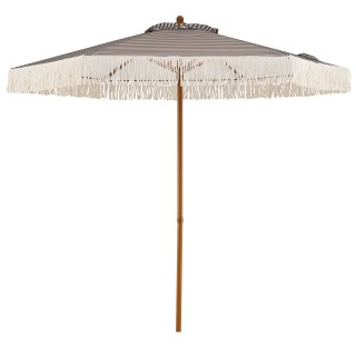 Costway Πράσινη ομπρέλα βεράντας 2 μ. με κρόσσια, 6 ακτίνες και στι...