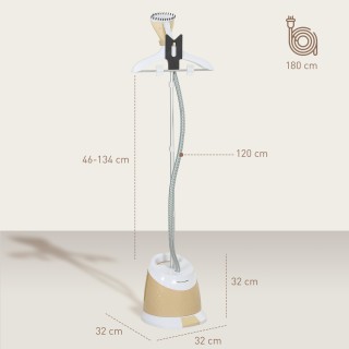 HOMCOM Κάθετο Σίδερο Ατμού 1800W με Δοχείο 1.8L, Ρυθμιζόμενο Ύψος ... HOMCOM Κάθετο Σίδερο Ατμού 1800W με Δοχείο 1.8L, Ρυθμιζόμενο Ύψος ...