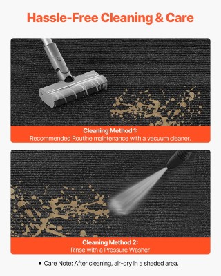 VEVOR Μεγάλο Πατάκι Εισόδου 6 x 4 ft, Ανθεκτικό Χαλί 1829 x 1219 mm...