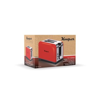 Kooper Κόκκινη Τοστιέρα Vintage 2 Θέσεων 780930W Kooper 5919222