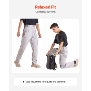 VEVOR Ανδρικό Παντελόνι FR Ανθεκτικό στη Φλόγα με Πολλαπλές Τσέπες ...