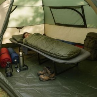 MULTIGARDEN Πτυσσόμενο στρατιωτικό κρεβάτι ύπνου 200x65 εκ. καναδικ...