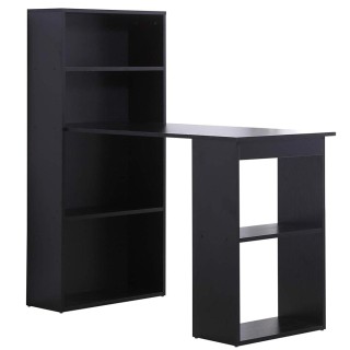 BAKAJI  Γραφείο με Βιβλιοθήκη Τραπέζι Υπολογιστή σε Μελαμίνη Σπίτι ...