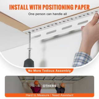 Ράφι Οροφής Γκαράζ VEVOR, 48x96, 600 lbs, Λευκό CKTHBCWJZBS48OCI3V0 Ράφι Οροφής Γκαράζ VEVOR, 48x96, 600 lbs, Λευκό CKTHBCWJZBS48OCI3V0