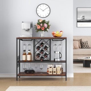 Βιομηχανικό Μπαρ VEVOR  Ντουλάπι Κρασιού & Ποτηριών 100 x 400 x 855...