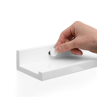 SONGMICS Σετ 2 Επιτοίχιων Ραφιών 80 x 10 cm Λευκό LWS080W01 SONGMICS Σετ 2 Επιτοίχιων Ραφιών 80 x 10 cm Λευκό LWS080W01