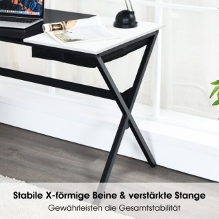 Μεταλλικό Γραφείο με Ξύλινη Επιφάνεια 120 cm x 60 cm x 73,5 cm Χρώμ... Μεταλλικό Γραφείο με Ξύλινη Επιφάνεια 120 cm x 60 cm x 73,5 cm Χρώμ...