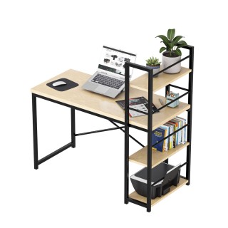 MarkAdler Γραφείο Leader 4.0 με Ενσωματωμένη Βιβλιοθήκη 120x60x75 ε...