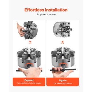 VEVOR 6-Σιαγόνων Αυτοκεντρώμενος Τόρνος K11 160A D1-4 JGKPDBB6GKZ6A...