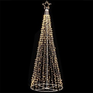 BAKAJI  Φωτεινό Χριστουγεννιάτικο Δέντρο 340 εκ. Θερμό Λευκό 991 Le...