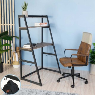 BAKAJI Γραφείο Τραπέζι Υπολογιστή Ξύλο και Μέταλλο 90x60x150 Σπίτι... BAKAJI Γραφείο Τραπέζι Υπολογιστή Ξύλο και Μέταλλο 90x60x150 Σπίτι...