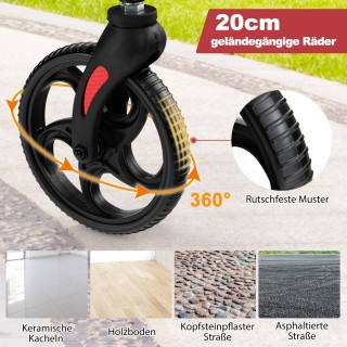 Costway Ελαφρύς Αναδιπλούμενος Rollator με Κάθισμα 2 σε 1 Καρέκλα &...