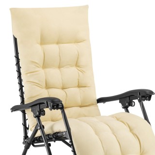 BAKAJI Πτυσσόμενη Καρέκλα Κήπου με Μαξιλάρι και Μεταλλικό Σκελετό Μ... BAKAJI Πτυσσόμενη Καρέκλα Κήπου με Μαξιλάρι και Μεταλλικό Σκελετό Μ...