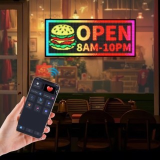 VEVOR Προγραμματιζόμενη LED Πινακίδα 40x18in P6 Πολύχρωμη YPGDGGP40... VEVOR Προγραμματιζόμενη LED Πινακίδα 40x18in P6 Πολύχρωμη YPGDGGP40...