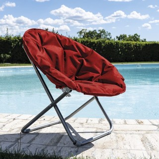 Galileo Πολυθρόνα Moon με επένδυση, αναδιπλούμενη ατσάλινη κατασκευ... Galileo Πολυθρόνα Moon με επένδυση, αναδιπλούμενη ατσάλινη κατασκευ...