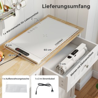 Costway Κυλιόμενη Σιλικονούχα Ηλεκτρική Θερμαινόμενη Πλάκα Τροφίμων... Costway Κυλιόμενη Σιλικονούχα Ηλεκτρική Θερμαινόμενη Πλάκα Τροφίμων...