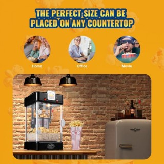 VEVOR Μηχανή Ποπκόρν Επιτραπέζια 300W 2.5 Oz Μαύρη TSBMHJHS25OZ2NI... VEVOR Μηχανή Ποπκόρν Επιτραπέζια 300W 2.5 Oz Μαύρη TSBMHJHS25OZ2NI...