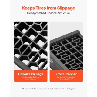 VEVOR Φορητές Ράμπες Αυτοκινήτου, Χωρητικότητα 9072 kg, Ύψος Ανύψωσ...